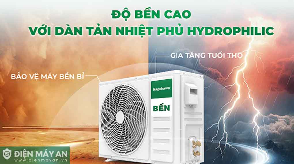 Điều hòa Nagakawa Inverter 24000 BTU 1 chiều NIS-C24R2U51